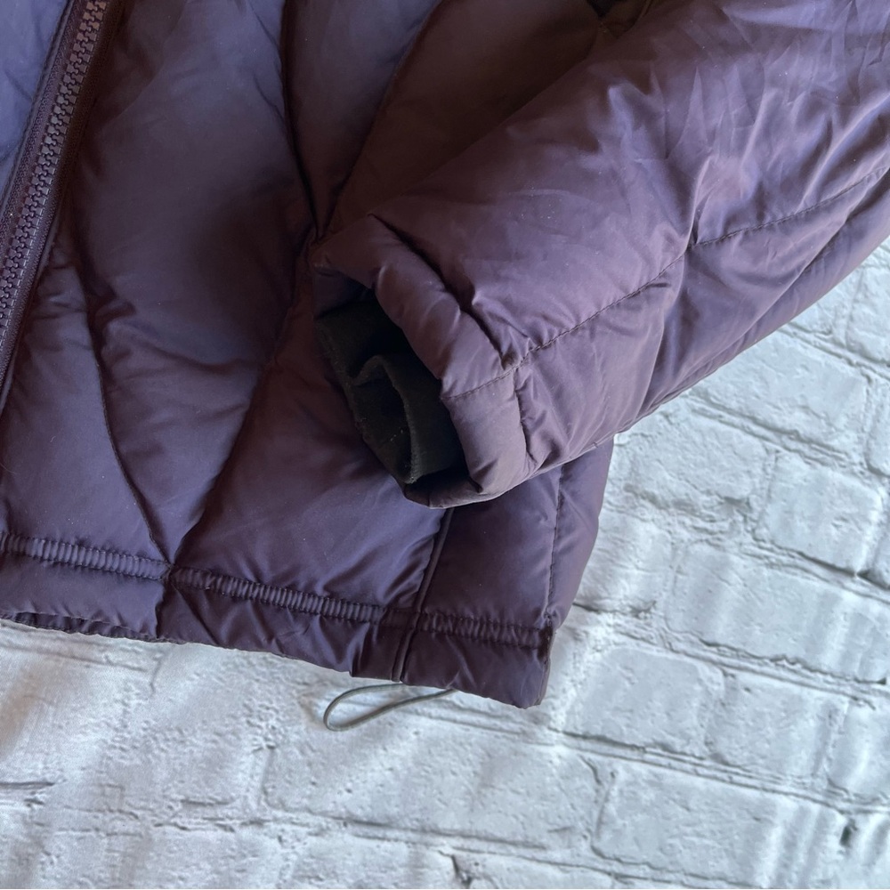 REI Goose Down Womens Burgundy Puffer Jacket Medium Winter Gorpcore Full Zip - Picture 5 of 16